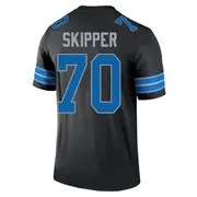 Men's Legend Dan Skipper Detroit Lions Black Jersey