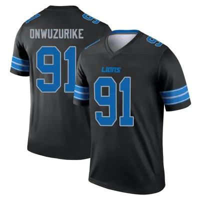 Men's Legend Levi Onwuzurike Detroit Lions Black Jersey