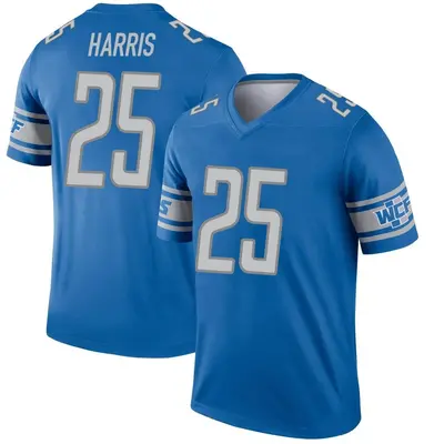 Men's Legend Will Harris Detroit Lions Blue Jersey