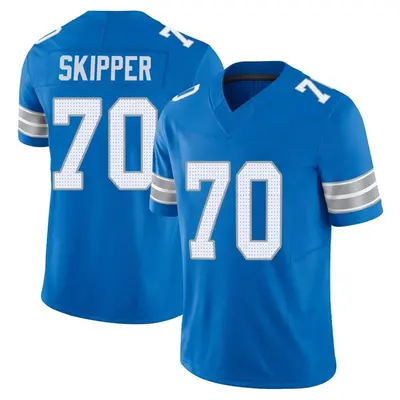 Men's Limited Dan Skipper Detroit Lions Blue Vapor F.U.S.E. 2nd Jersey