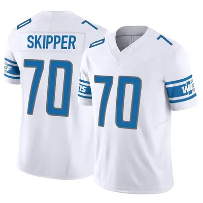 Men's Limited Dan Skipper Detroit Lions White Vapor F.U.S.E. Jersey