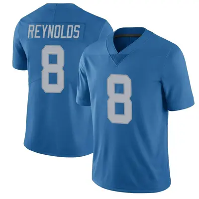 Men's Limited Josh Reynolds Detroit Lions Blue Throwback Vapor Untouchable Jersey
