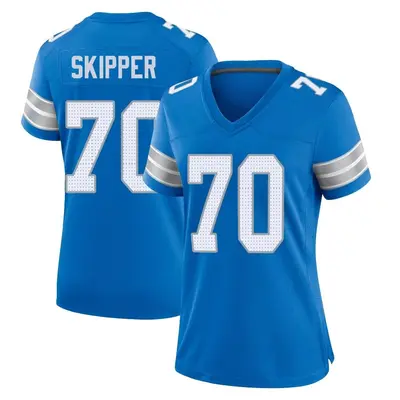 Women's Game Dan Skipper Detroit Lions Blue 2nd Jersey