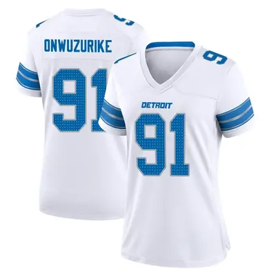 Women's Game Levi Onwuzurike Detroit Lions White 2nd Jersey