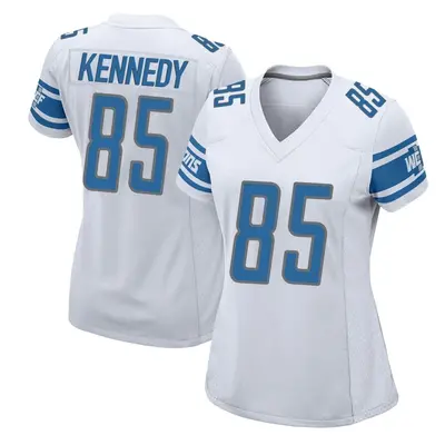 Women's Game Tom Kennedy Detroit Lions White Jersey