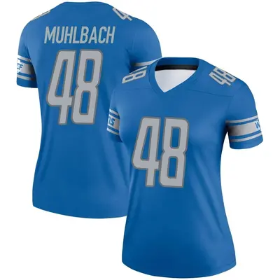 Women's Legend Don Muhlbach Detroit Lions Blue Jersey
