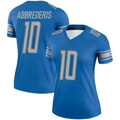 Women's Legend Jared Abbrederis Detroit Lions Blue Jersey