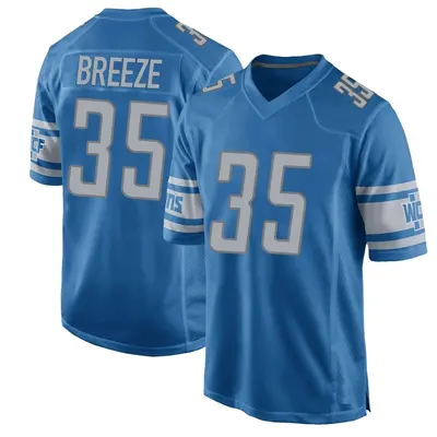 Youth Game Brady Breeze Detroit Lions Blue Team Color Jersey