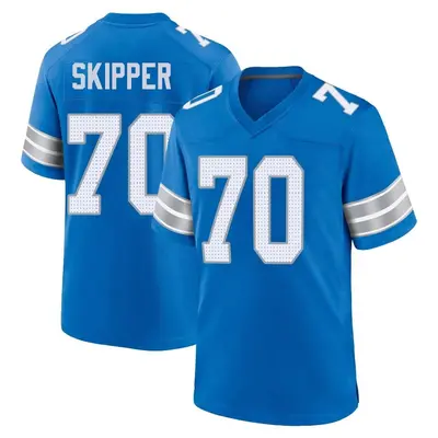 Youth Game Dan Skipper Detroit Lions Blue 2nd Jersey