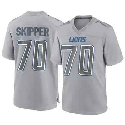 Youth Game Dan Skipper Detroit Lions Gray Atmosphere Fashion Jersey