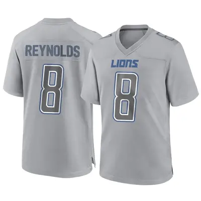 Youth Game Josh Reynolds Detroit Lions Gray Atmosphere Fashion Jersey