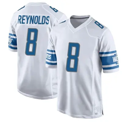 Youth Game Josh Reynolds Detroit Lions White Jersey