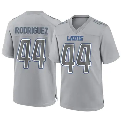 Youth Game Malcolm Rodriguez Detroit Lions Gray Atmosphere Fashion Jersey