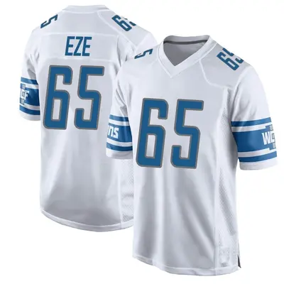 Youth Game Obinna Eze Detroit Lions White Jersey