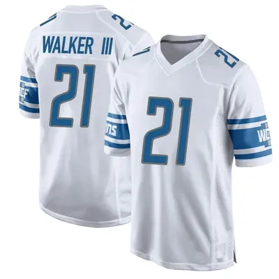 Youth Game Tracy Walker III Detroit Lions White Jersey