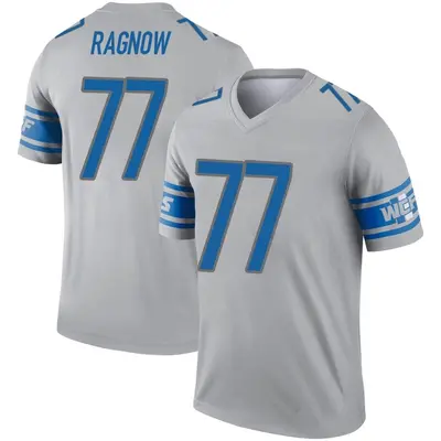 Youth Legend Frank Ragnow Detroit Lions Gray Inverted Jersey