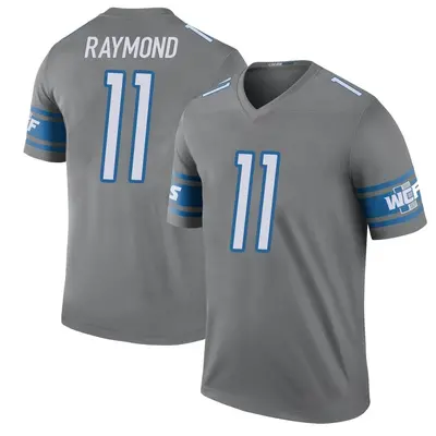 Youth Legend Kalif Raymond Detroit Lions Color Rush Steel Jersey