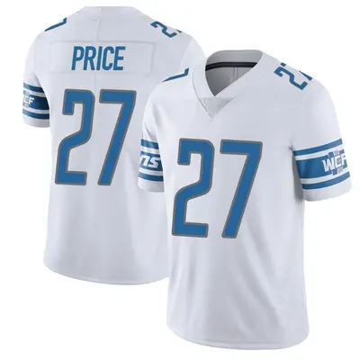 Youth Limited Bobby Price Detroit Lions White Vapor Untouchable Jersey