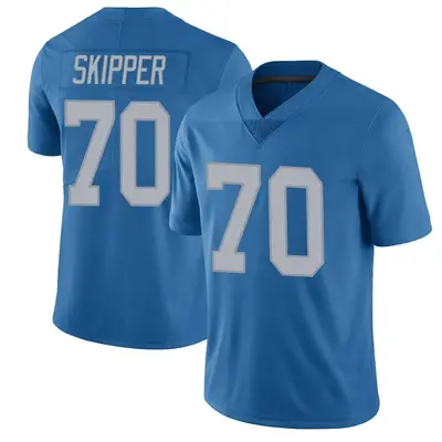 Youth Limited Dan Skipper Detroit Lions Blue Throwback Vapor Untouchable Jersey