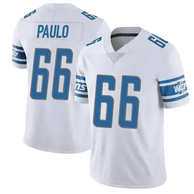 Youth Limited Darrin Paulo Detroit Lions White Vapor Untouchable Jersey