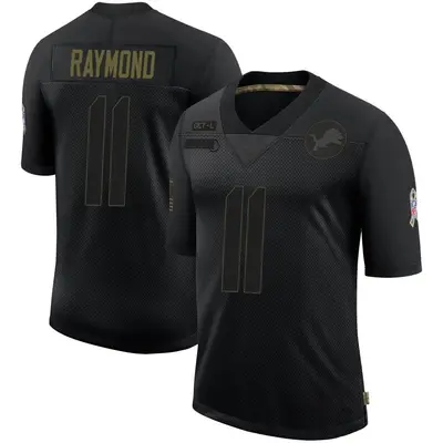 Youth Limited Kalif Raymond Detroit Lions Black 2020 Salute To Service Jersey