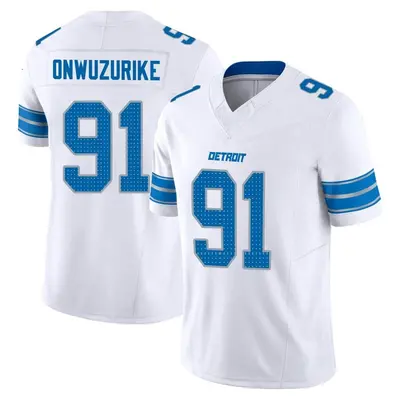 Youth Limited Levi Onwuzurike Detroit Lions White Vapor F.U.S.E. 2nd Jersey