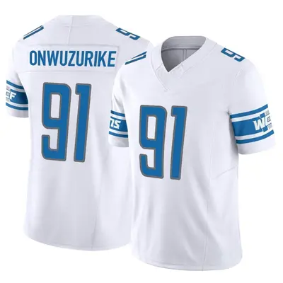 Youth Limited Levi Onwuzurike Detroit Lions White Vapor F.U.S.E. Jersey
