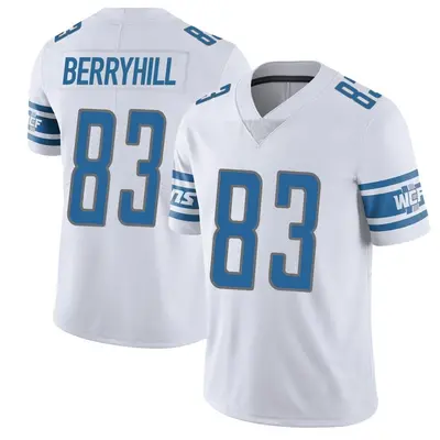 Youth Limited Stanley Berryhill Detroit Lions White Vapor Untouchable Jersey