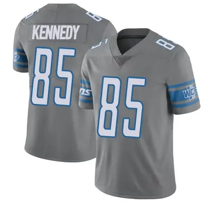 Youth Limited Tom Kennedy Detroit Lions Color Rush Steel Vapor Untouchable Jersey